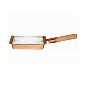 銅製 フライパン 30cm 内面メッキ無 板厚約2mm 業務用仕様 日本