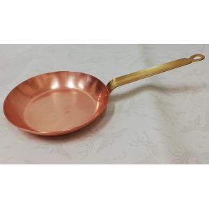 iifukuya銅フライパン約径３０ｃｍ内面メッキ無板厚約２.０ｍｍ日本製 銅製 フライパン 30cm 内面メッキ無 板厚約2mm 業務用