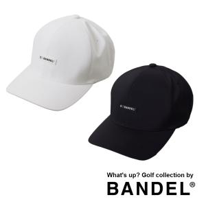 BANDEL バンデル キャップ SILICORN LOGO SPORTS CAP BG-3SSSCP CAP BLACK WHITE ブラック ホワイト 黒 白｜in-store
