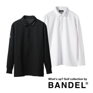 BANDEL バンデル ポロシャツ BASIC L/S POLO SHIRTS BGI-BLSP ブラック 黒 ホワイト 白｜in-store