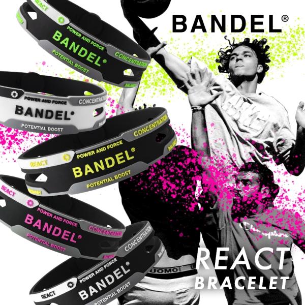 BANDEL バンデル リアクト ブレスレット REACT Bracelet プラチナシリコーン