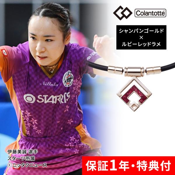 コラントッテ Colantotte TAO ネックレス スリム ARAN mini シャンパンゴール...