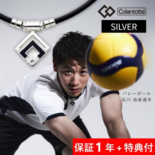 Colantotte コラントッテ TAO ネックレスα ARAN アラン シルバー 磁気ネックレス