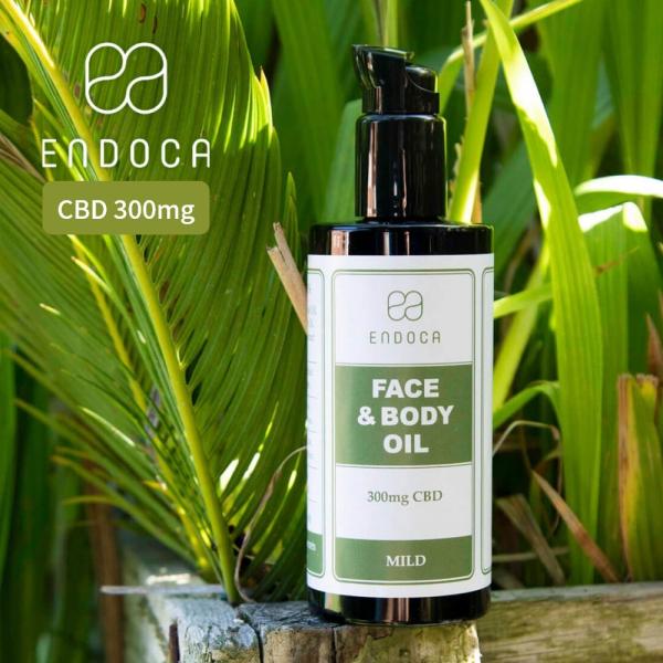 ENDOCA エンドカ CBD フェイス ＆ ボディオイル CBD含有量300mg 内容量200ml