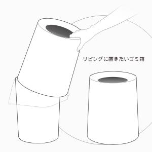 ideaco イデアコ 木目調 ポリ袋が見えな...の詳細画像2