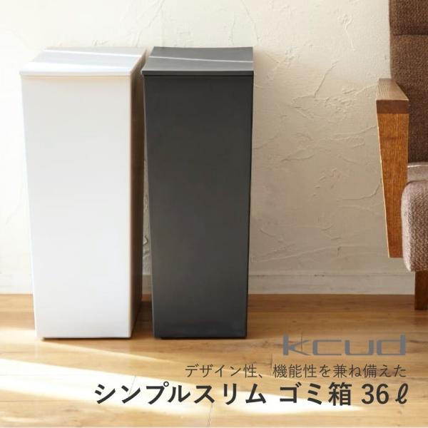 kcud クード シンプルスリム ゴミ箱 36L 45Lゴミ袋対応