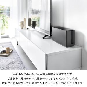 山崎実業 蓋付き重ねられるゲーム機器収納ケース...の詳細画像2