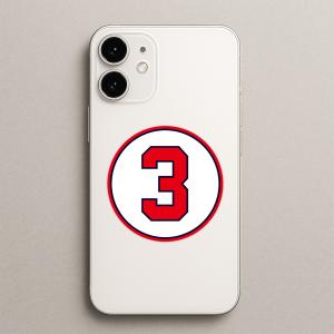 【T0093】プロ野球背番号ステッカー 広島東...の詳細画像1