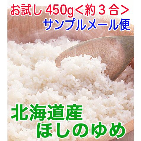 ほしのゆめ　 令和５年産　5年産　お試し450g 送料無料 旭川発北海道産ほしのゆめ