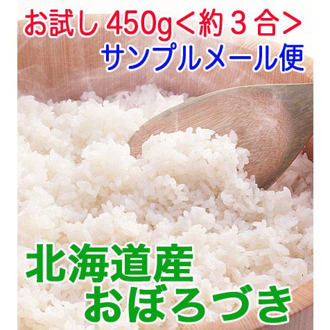 おぼろづき 　 令和５年産　5年産　お試し450g 送料無料 旭川発北海道産おぼろづき