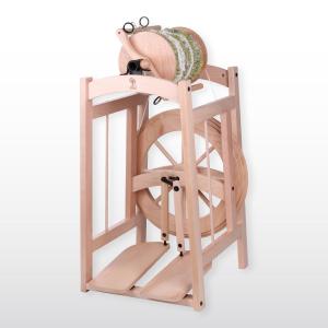 アシュフォード　紡毛機　糸車　紡ぎ車　トラディショナル　ダブルドライブ アシュフォード トラディショナル ダブルドライブ紡毛機 白木