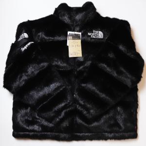 【新品】シュプリーム×ノースフェイス　サイズM　ブラック　THE NORTH FACE　Faux Fur Nuptse Jacket　ND92001I｜稲毛質店 ヤフー店