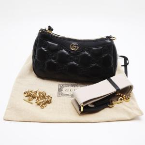 GUCCI（グッチ） ホースビット 1955 レザー トートバッグ ブラック
