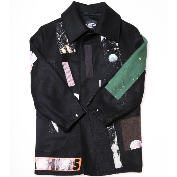 中古品　ラフシモンズ　STERLING RUBY ARCHIVE REDUX　メルトンパッチコート　...