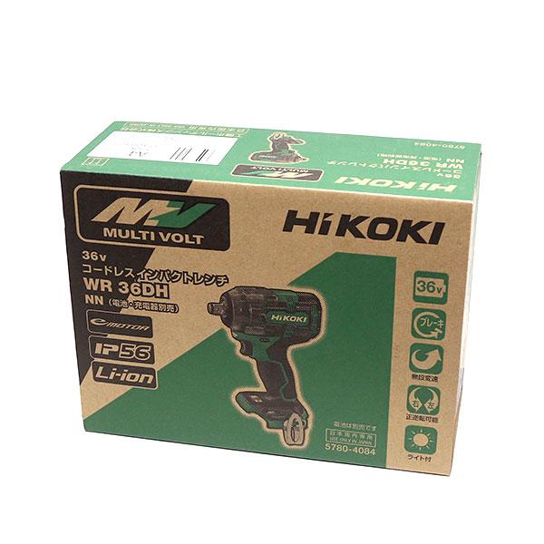 未使用品 HiKOKI/ハイコーキ 36V マルチボルト コードレスインパクトレンチ WR36DH(...