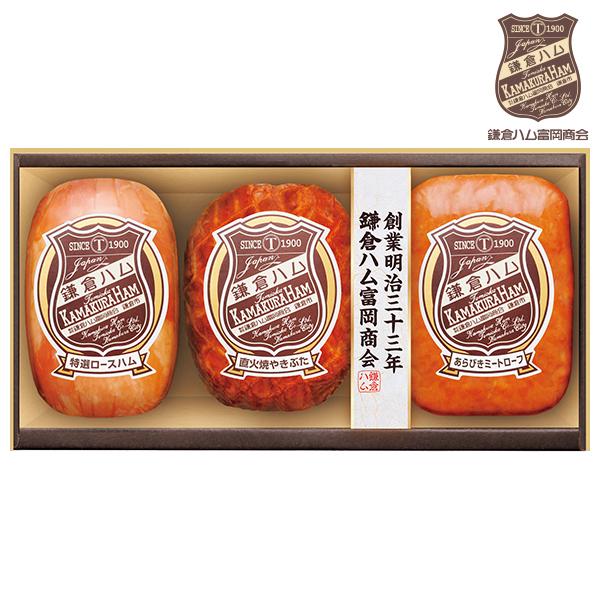 お歳暮 2025 ギフト 歳暮 ハム 焼豚 鎌倉ハム富岡商会 エンブレム詰合せ 型番:KN-423T...