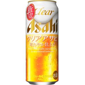 送料無料 アサヒ クリアアサヒ 500ml×24缶 ケース｜inageya-net