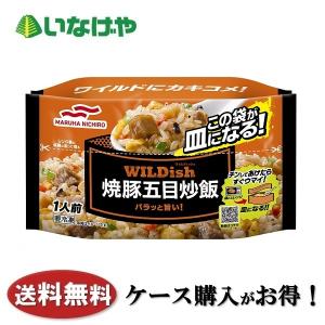 送料無料 冷凍食品 ランチ 炒飯 マルハニチロ ＷＩＬＤish焼豚五目炒飯270ｇ×16袋 ケース 業務用｜inageya-net