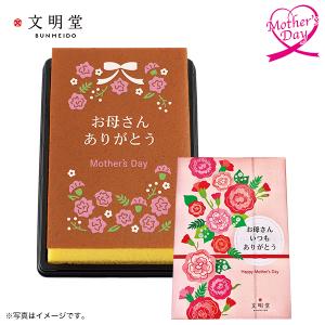 母の日 2024 プレゼント ギフト スイーツ 和菓子 70代 60代 文明堂東京 母の日カステラ 型番:特2号 メッセージカード 高級 人気｜inageya-net