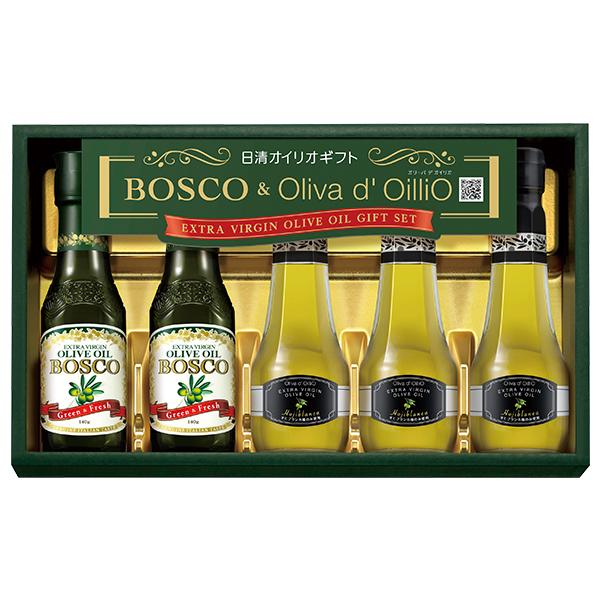 お歳暮 2025 ギフト 歳暮 油 オリーブオイル 日清オイリオ ボスコ＆オリーバデオイリオ EXV...