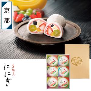 お中元 2026 大福 フルーツ大福 スイーツ 仁々木 祇園ぽっちり 6個入 型番:FF-P06 ギフト いなげや イナゲヤお中元 御中元 夏ギフト 人気 高級 お取り寄せ 爆買