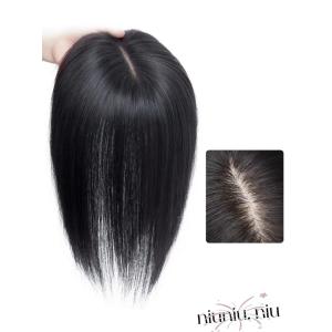 人毛100％ 部分ウィッグ 自然 高品質 20cm 30cm 医療用 ボブ ヘアピース トップピース レディース 女性頭頂部 つむじ 分け目 白髪隠し 母の日 贈り物 プレゼント