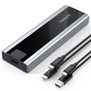 M.2 SSD ケース USB 3.2 NVMe SATA SSD NVMe M-Key USB A-C C-Cケーブル付き Type-C Type-A 2242 2260 2280 アルミ筐体 超高速 熱放散 高放熱 バックアップ