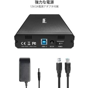外付けドライブケース 3.5インチ USB 3...の詳細画像4