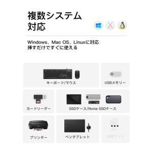 [USB3.2]USBハブ 4つポート USB...の詳細画像4
