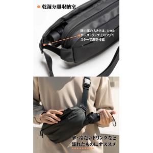 [多色展開]Inateck ボディバッグ ショ...の詳細画像5