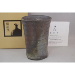 備前焼 藤原 啓 徳利 大振り 人間国宝 (藤原 和 先生鑑 桐箱) 火前胡麻