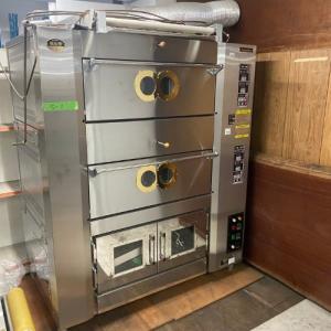 【マルゼン】ベーカリーミニデッキオーブン　MBDO-4E マルゼン ミニ・デッキオーブン MBDO-4E 2台セット 2018年製 : 厨房