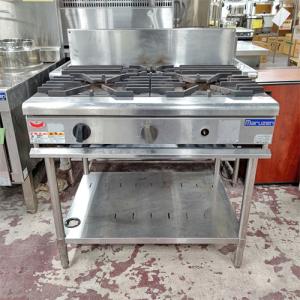 業務用/新品 マルゼン ガステーブル 3口 スタンダードタイプ MGT-096DS