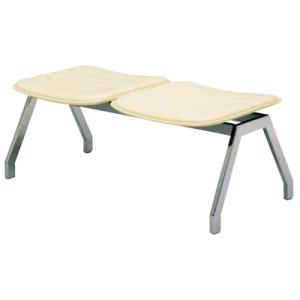 ML-41-2 【ミトノ】ロビー用チェア 2人用背なし 幅975×奥行545×高さ380/業務用/新...