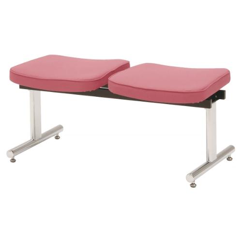 ML-50-2【ミトノ】ロビー用チェア (2人用背なし)  幅975×奥行475×高さ445/業務用...