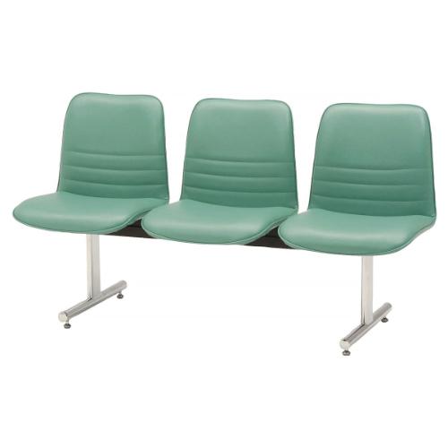 ML-55-3【ミトノ】ロビー用チェア (3人用背付) 幅1475×奥行545×高さ790/業務用/...