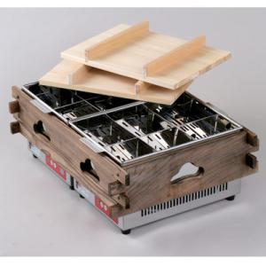 直火式おでん鍋 (マッチ点火) 8寸 LPガス 都市ガス 業務用 13-0422