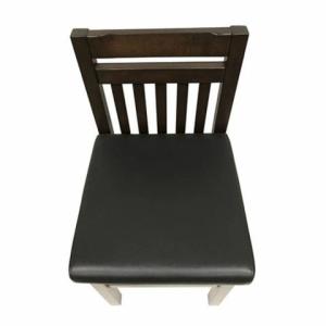 樹レギュラーチェア ダークブラウン色 【テンポ...の詳細画像3
