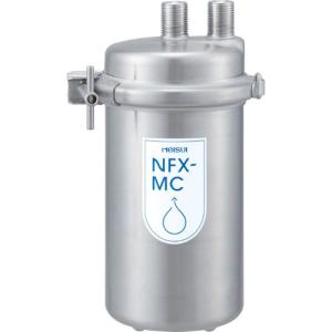 業務用/新品 浄水器  メイスイI形 NFX-MC 直径104×高さ245 本体+カートリッジ 送料無料｜inbis