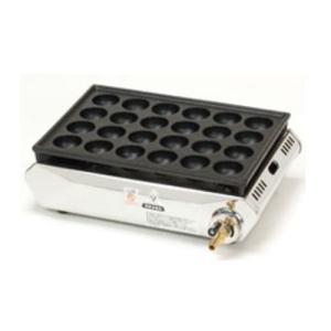 業務用たこ焼き器 324S LPG対応 324S たこ焼き器 32穴/鉄鋳物 4連 /