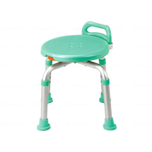 らくらく回転チェア/ライトグリーン/業務用/新品/送料無料