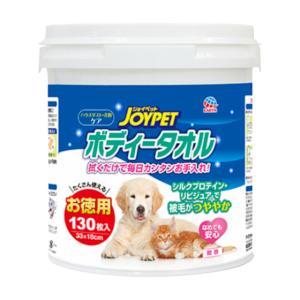 犬猫用 JOYPET ボディータオル ペット用 お徳用 130枚入｜inc-japan