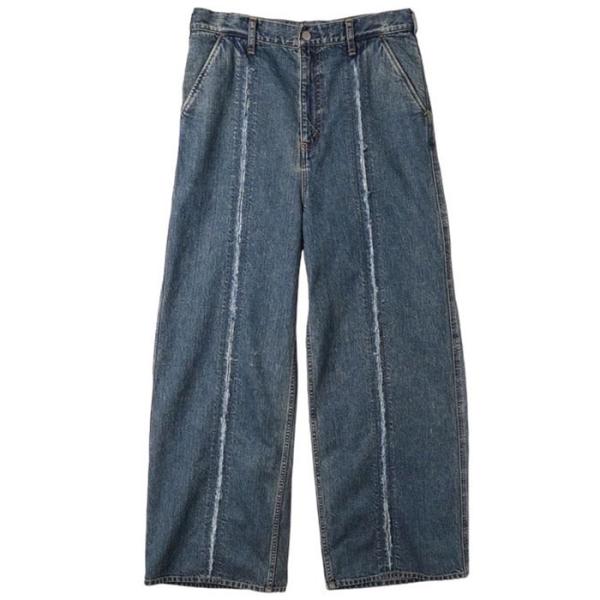 ジエダ JieDa CUTTING WIDE DENIM PANTS indigo JieDa-Ji...