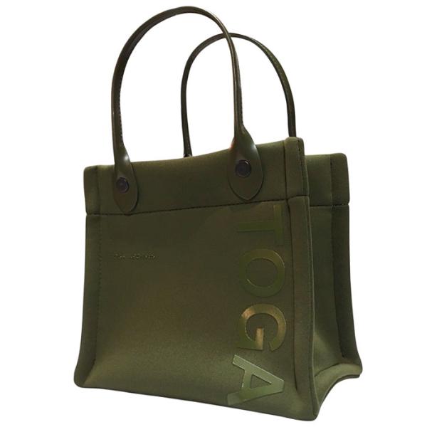 UNISEX トーガ TOGA Logo tote bag small khaki TOGA-TA2...