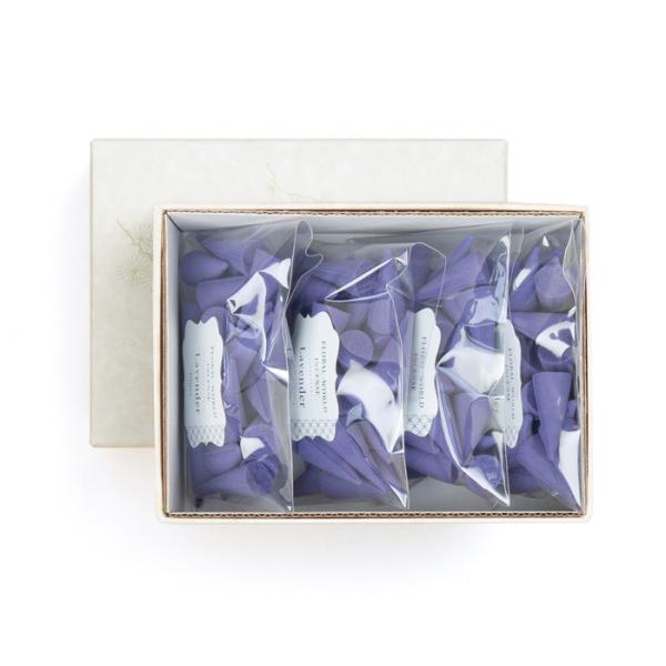 松栄堂 花世界 ラベンダー コーン 120粒