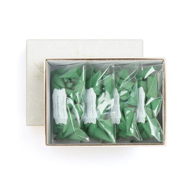 松栄堂 花世界 サンダルウッド コーン 120粒