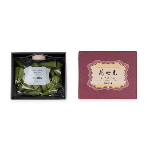 松栄堂 花世界 ジャスミン コーン 30粒