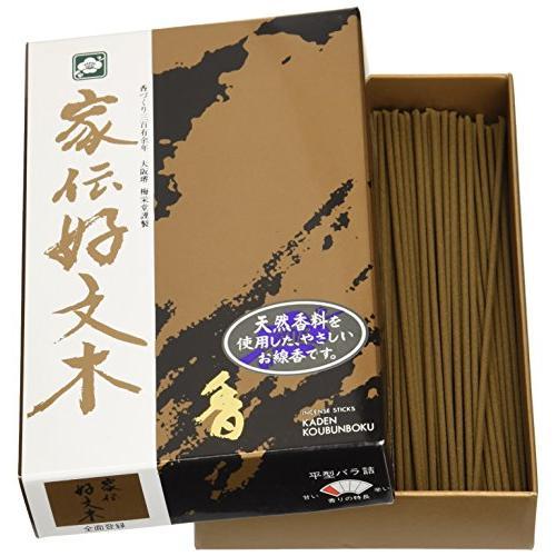 (送料無料)梅栄堂　家伝好文木　短寸平型バラ　お線香