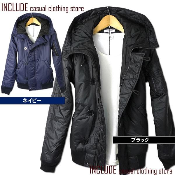 N-2B N2B スリムフィット ナイロン ダウンタッチ ジャケット ミリタリー 中綿 メンズ