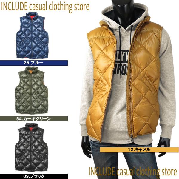 ダウンベスト DownVest キルティングベスト ベスト 防寒 暖かい 軽量 メンズ